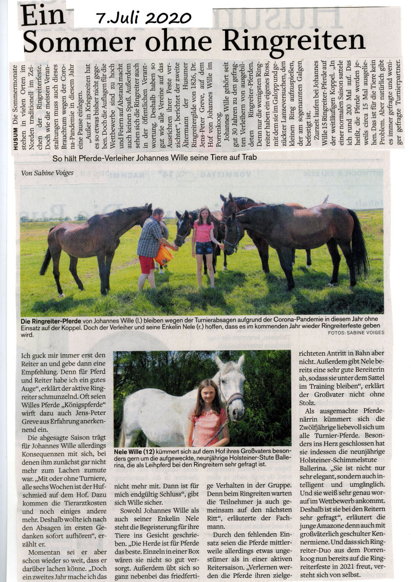 Ein sommerohne Ringreiten