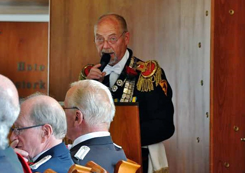 Der König bei der Rede zum Frühs.2017